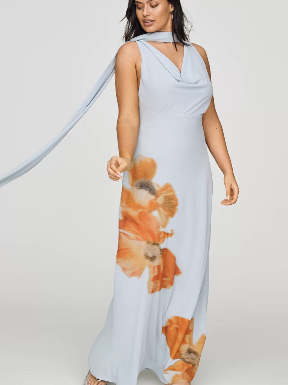 Anthropologie Never Fully Dressed Sophie Plus Scarf Midi Dress nwt US 16 Plus